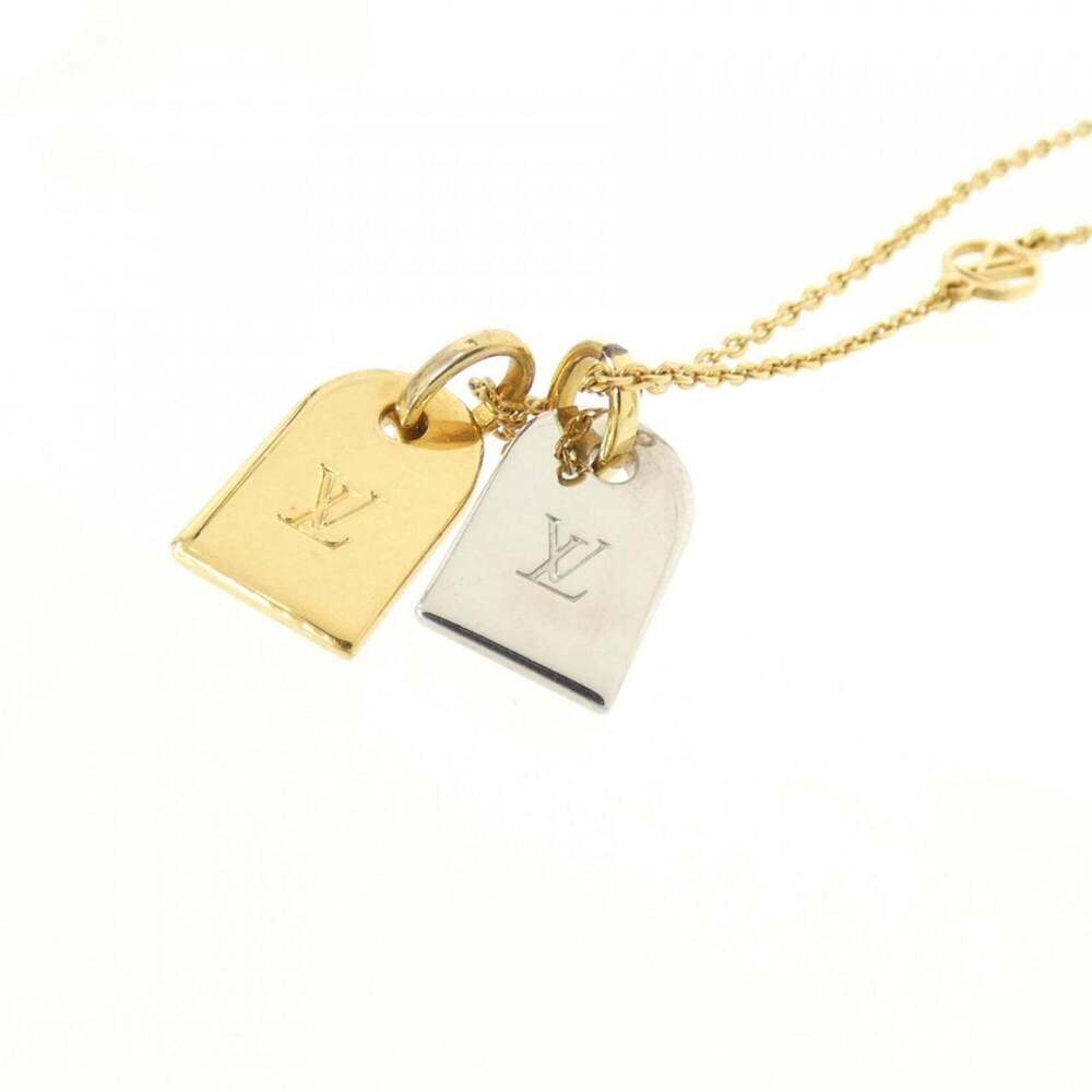LOUIS VUITTON Gold Necklace - Picture 3 of 5